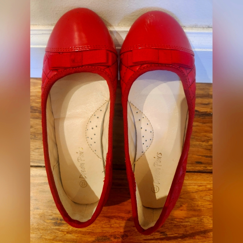 Dream Pairs Elegant Red Little Girls Flats, little girls 12